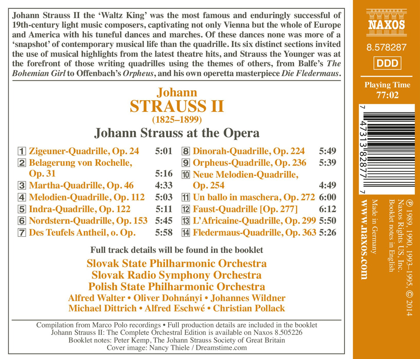 Johann Strauss II at the Opera