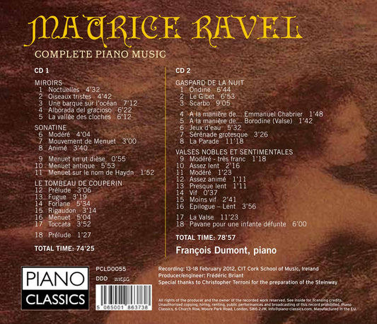 Ravel: Complete Piano Music