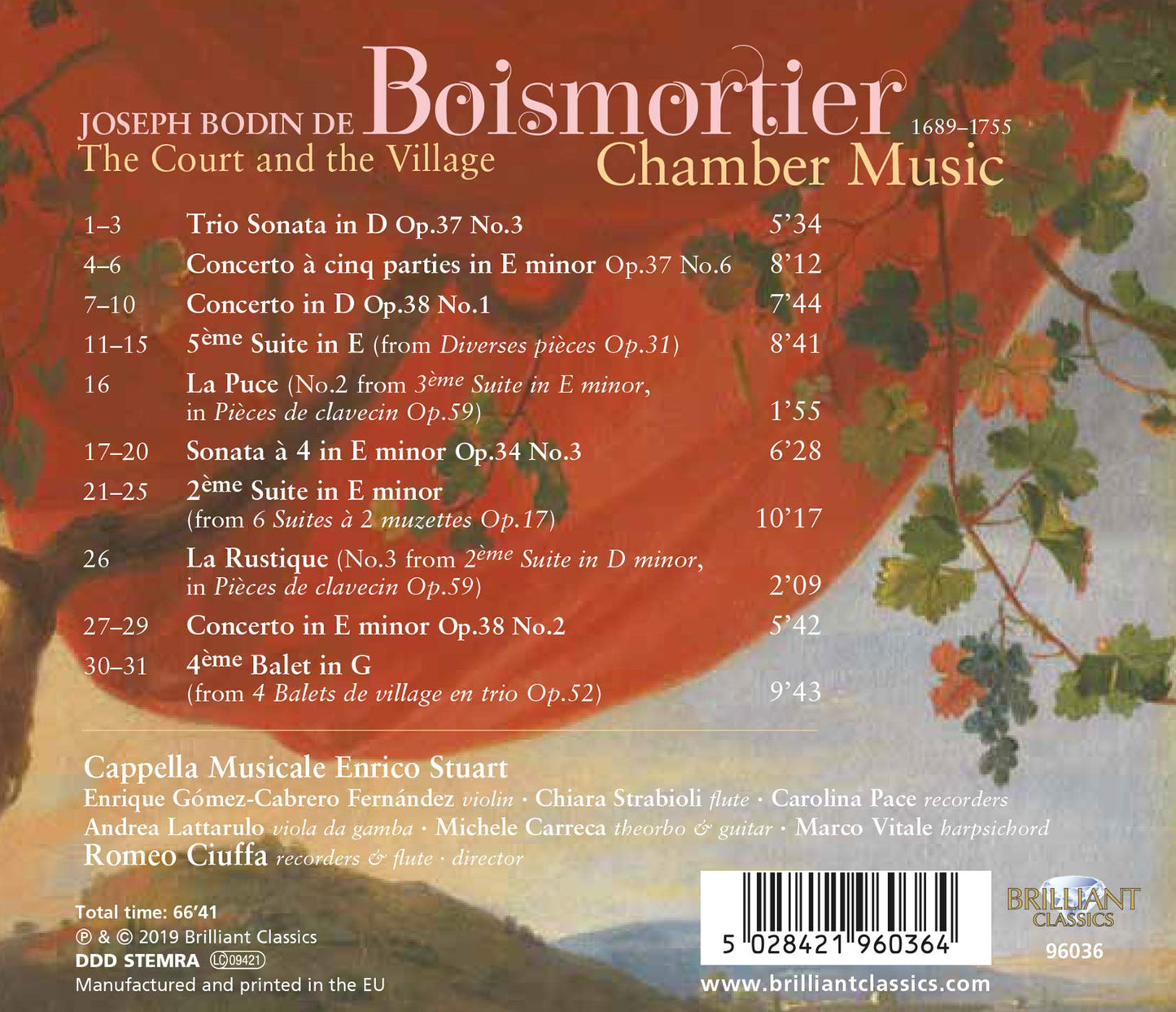 Boismortier: The Court and the Village Chamber Music