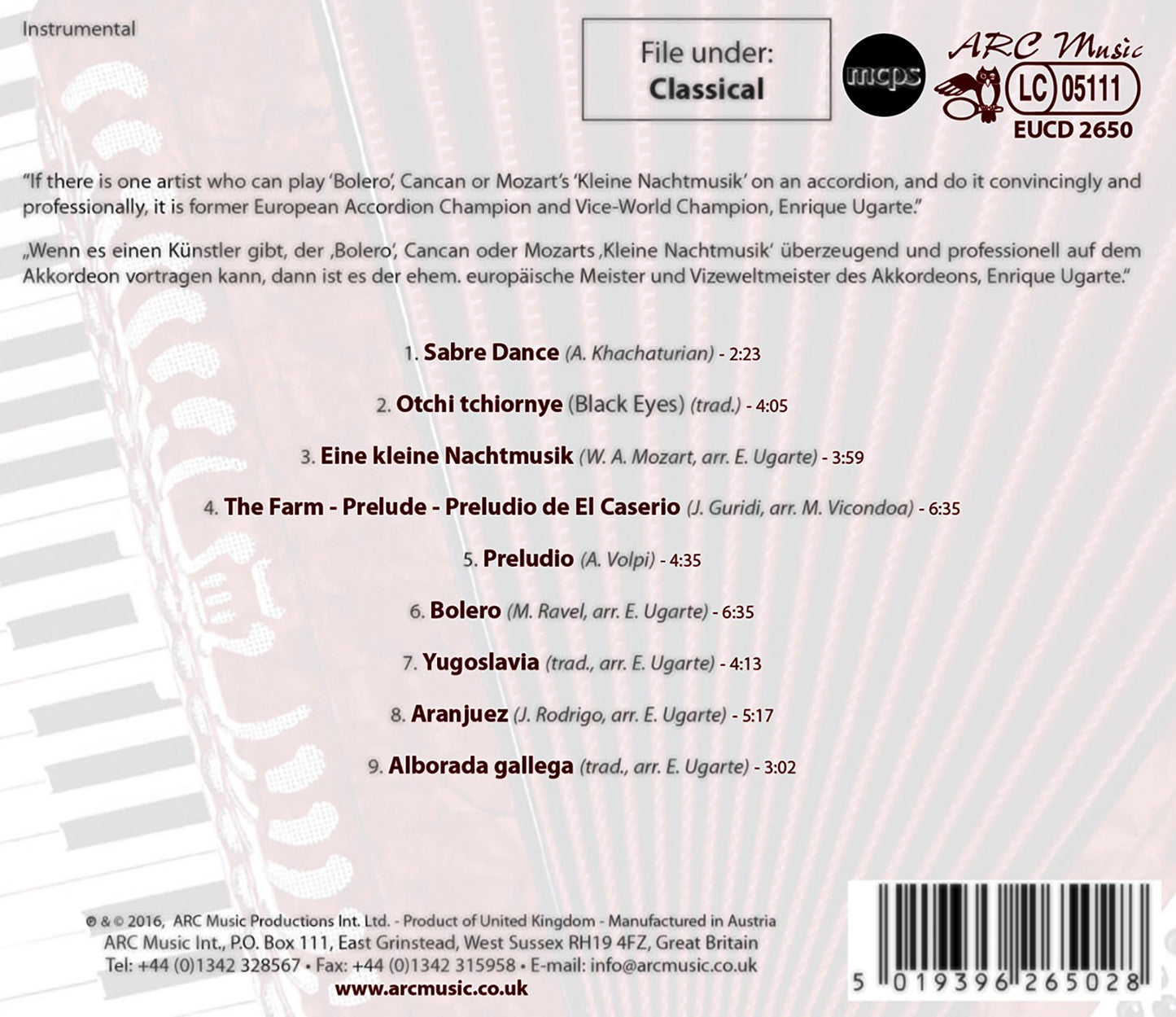 Classics on the Accordion