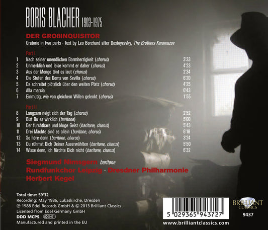 Blacher: Der Grossinquisitor