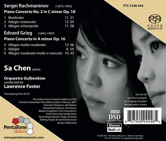Rachmaninov: Piano Concerto No. 2 - Grieg: Piano Concerto