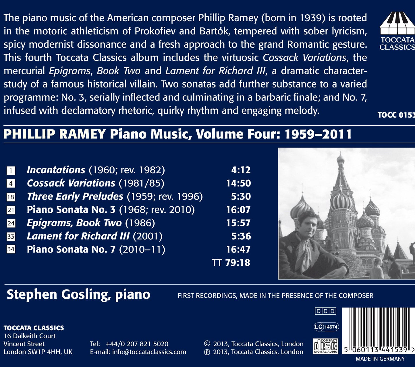 Ramey: Piano Music, Vol. 4 (1959-2011)
