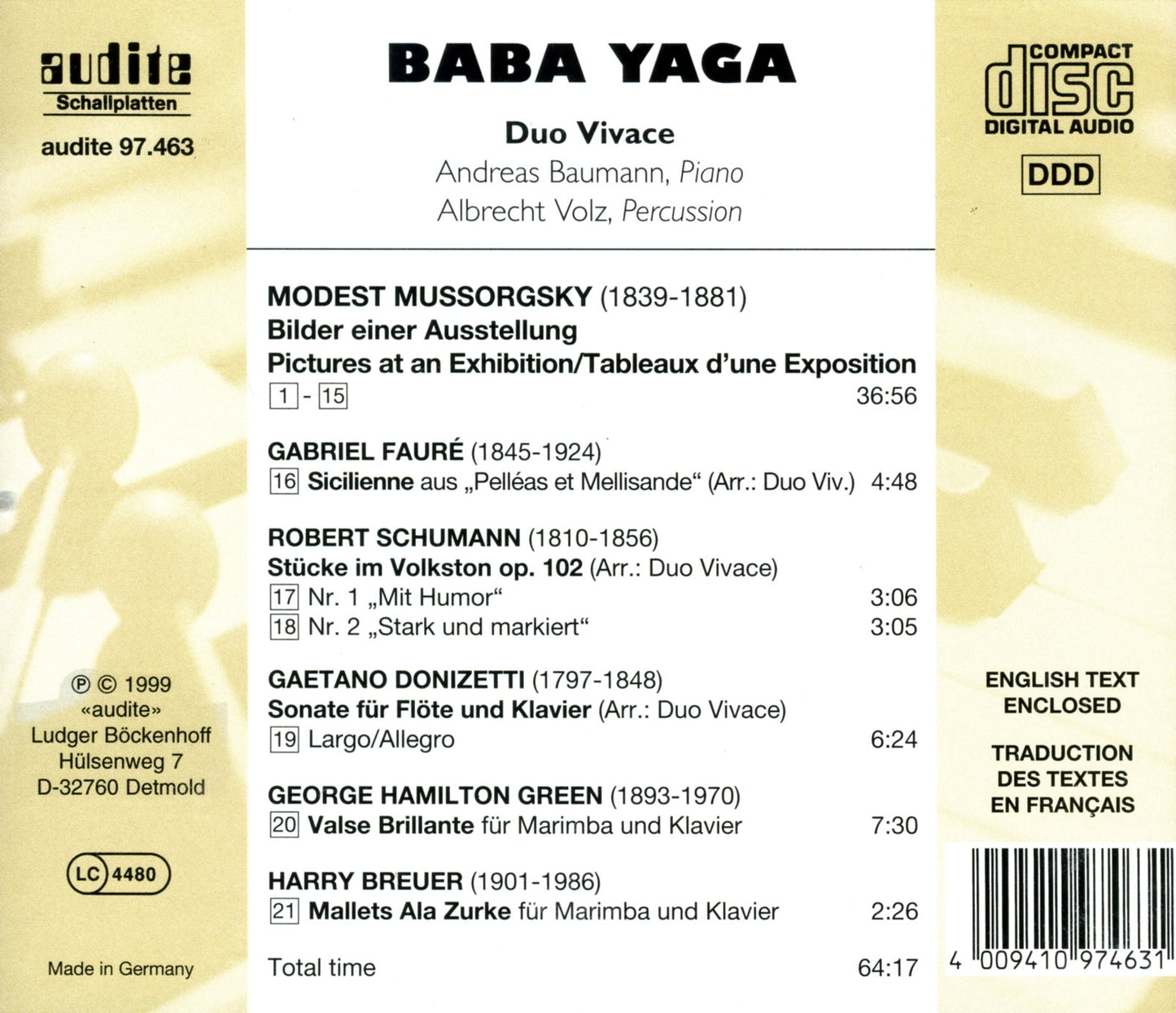 BABA YAGA - PICTURES AT AN EXH