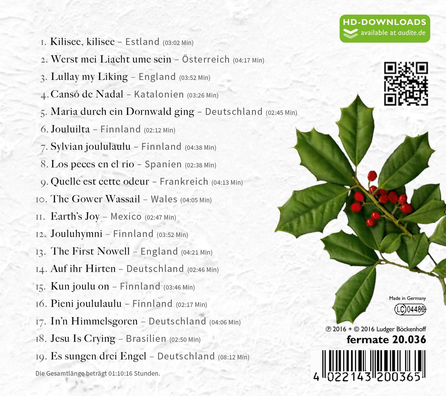 Weihnachten in aller Welt (Christmas around the world)