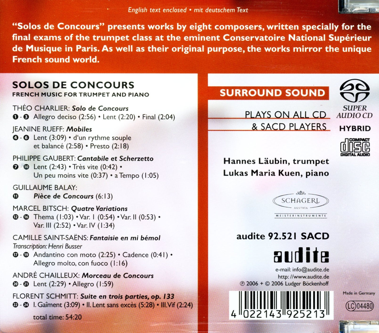 SOLOS DE CONCOURS: FRENCH MUSI