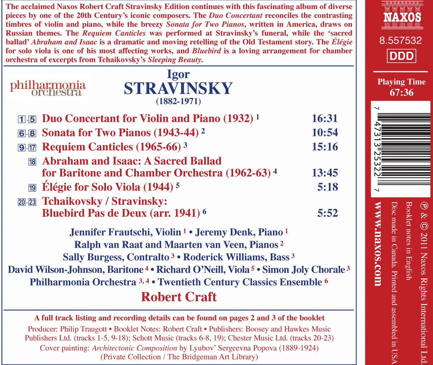 Stravinsky: Duo Concertant