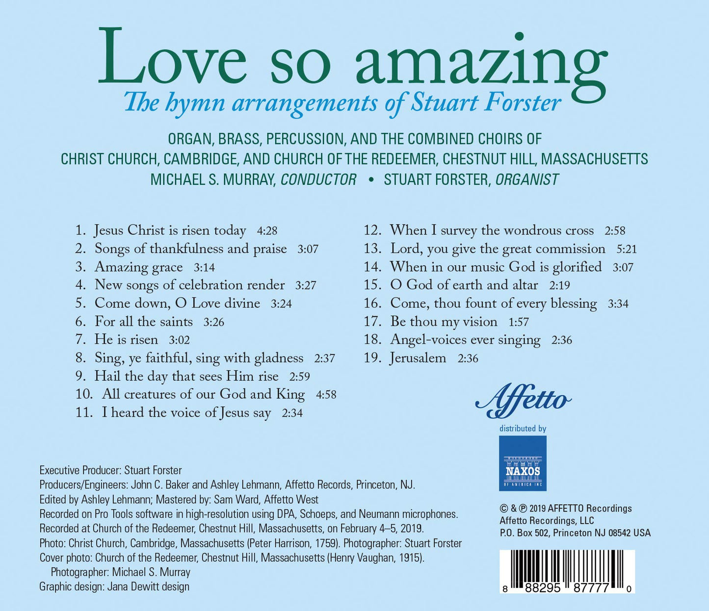 Love So Amazing: The Hymn Arrangements of Stuart Forster