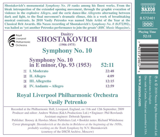 Shostakovich: Symphony No. 10