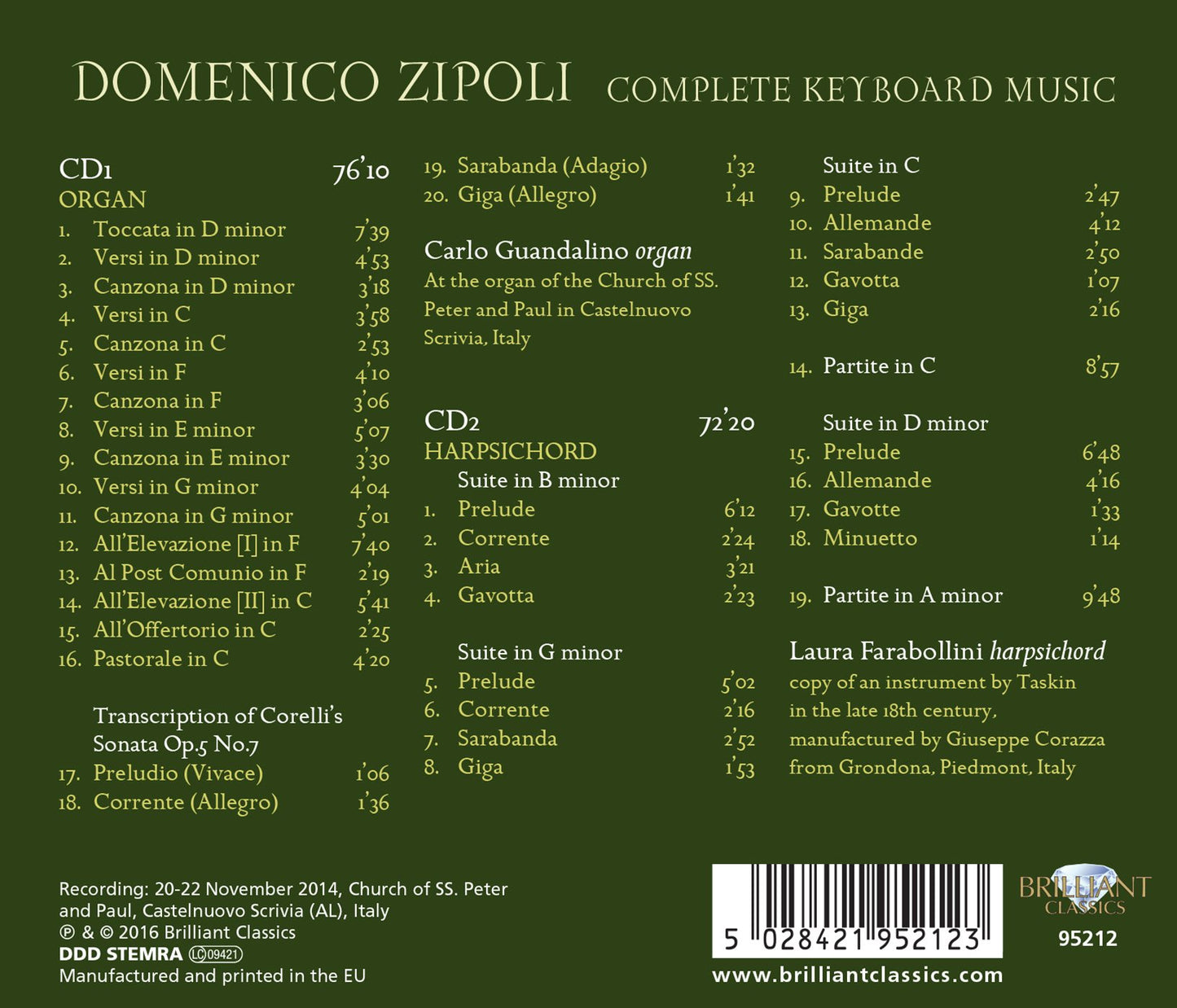 Zipoli: Complete Keyboard Music