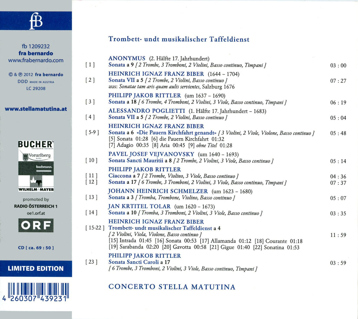 Trombett- und musikalischer Taffeldienst