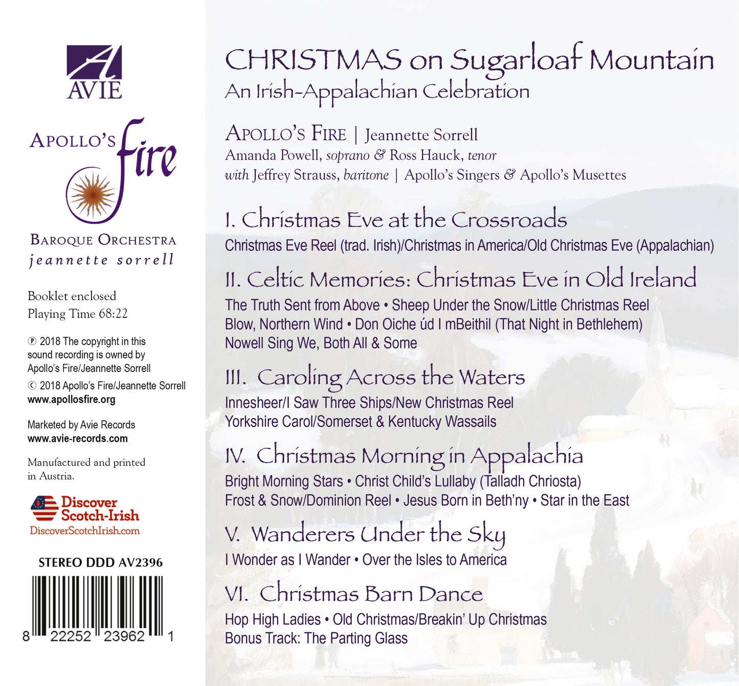 Christmas On Sugarloaf Mountain: An Irish-Appalachian Celebr