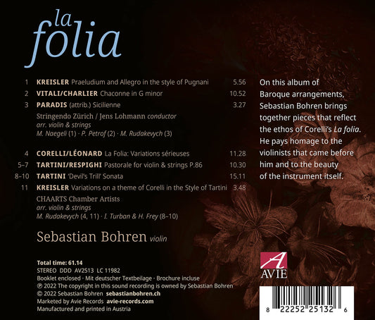 Kreisler: La Folia