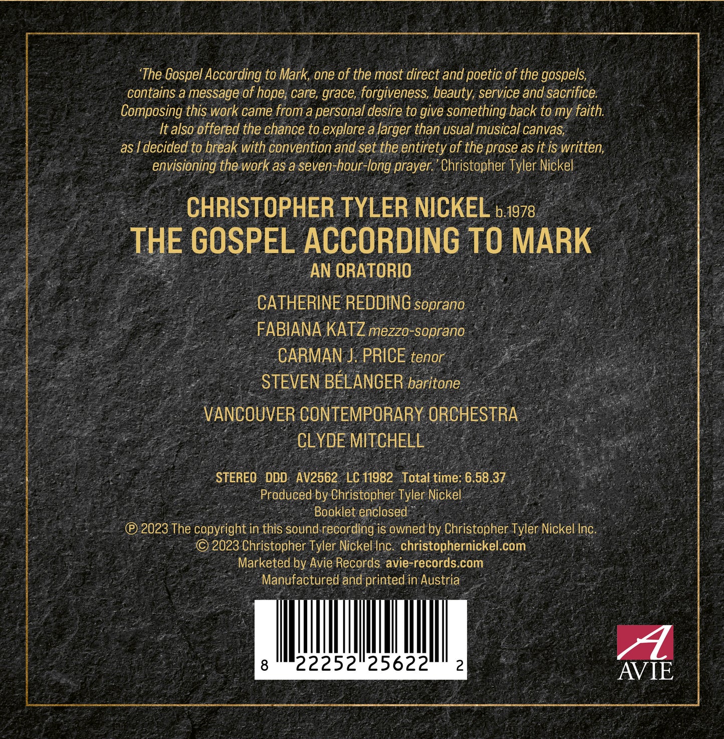 Nickel: The Gospel According To Mark