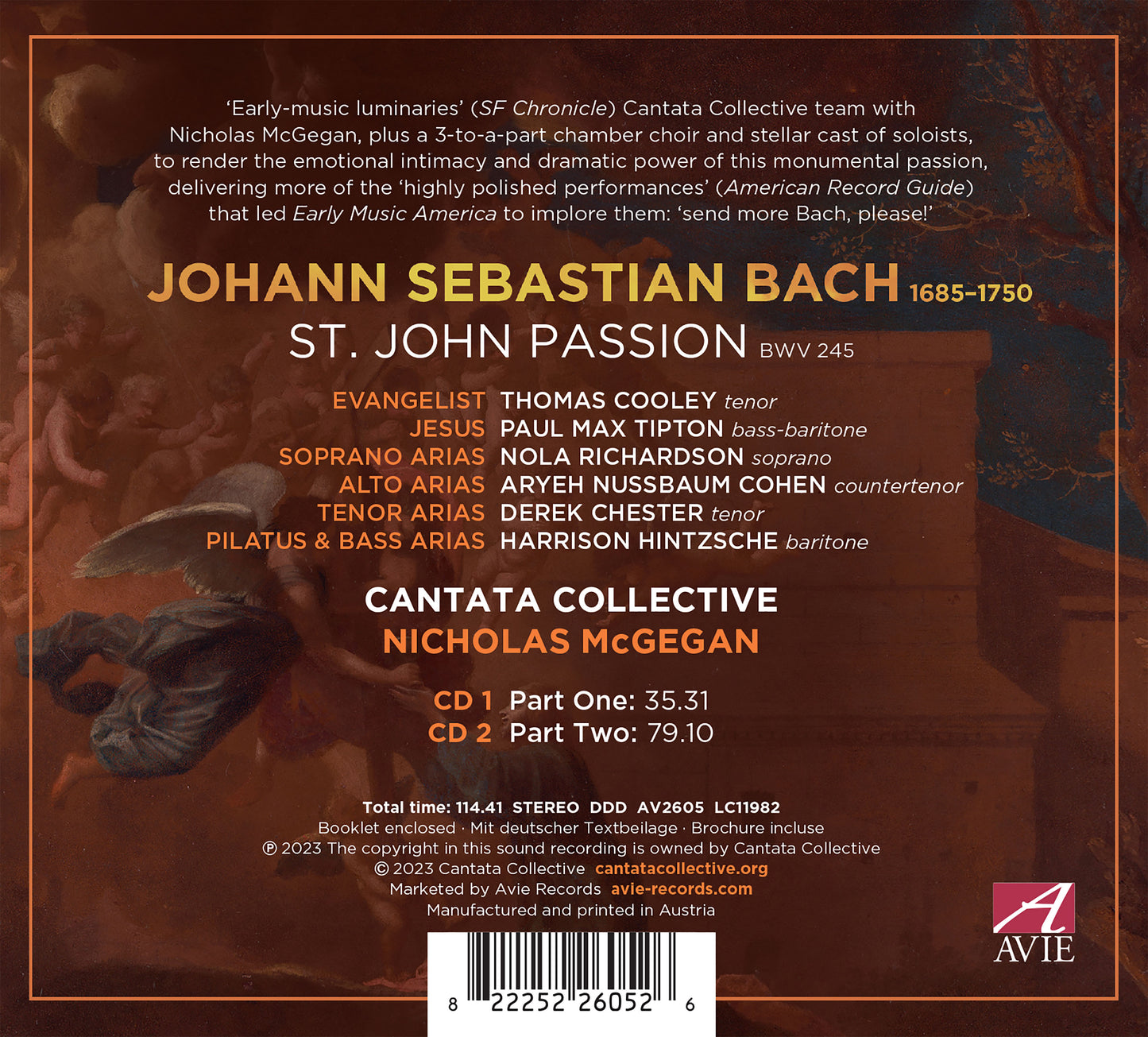J.S. Bach: St. John Passion / Cantata Collective [2 CDs]