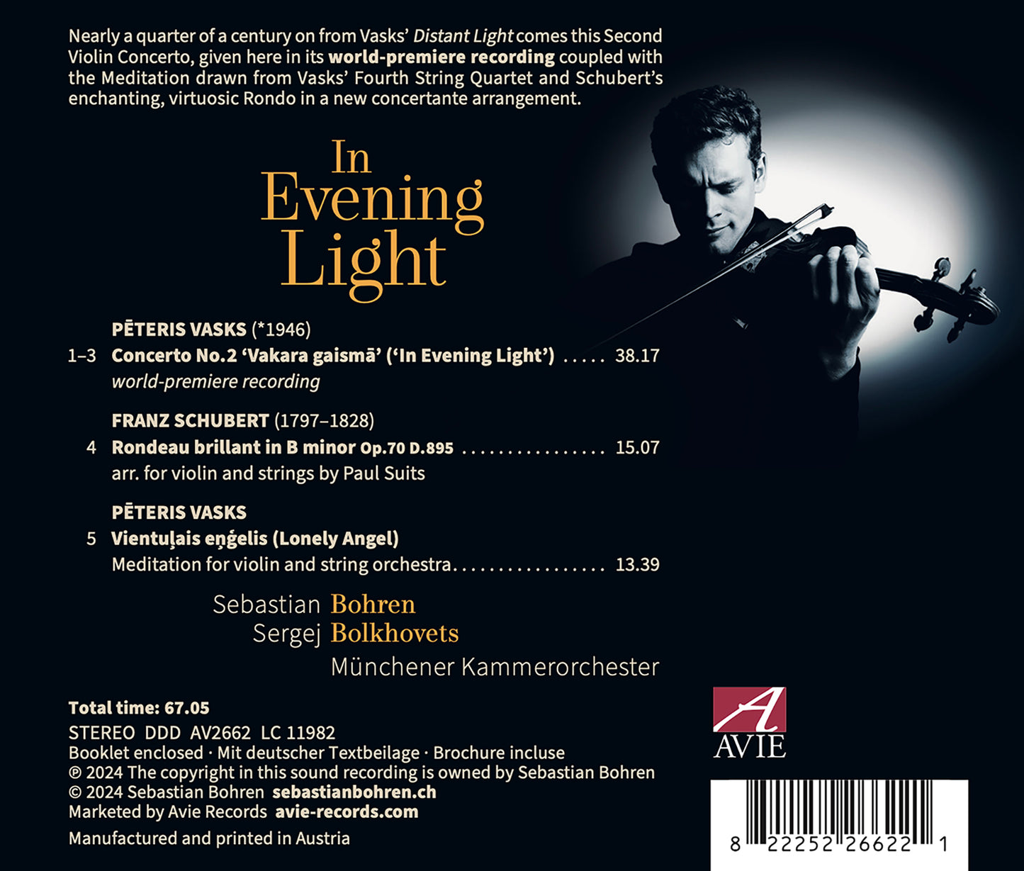 In Evening Light / Vasks Schubert