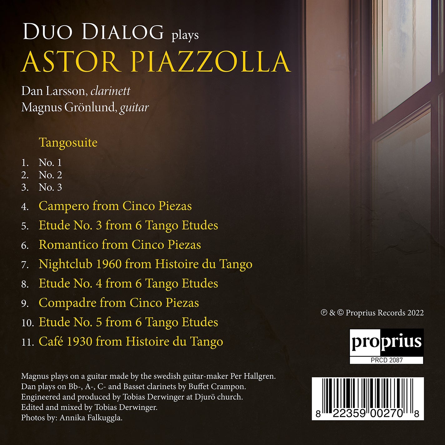 Duo Dialog plays Astor Piazzolla