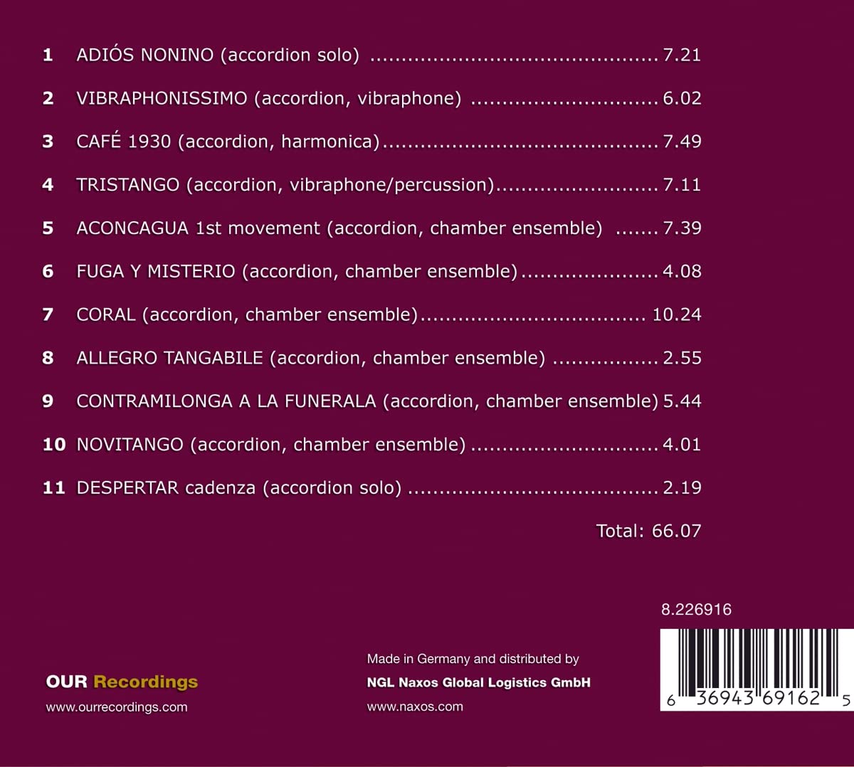 Piazzolla: Album For Astor