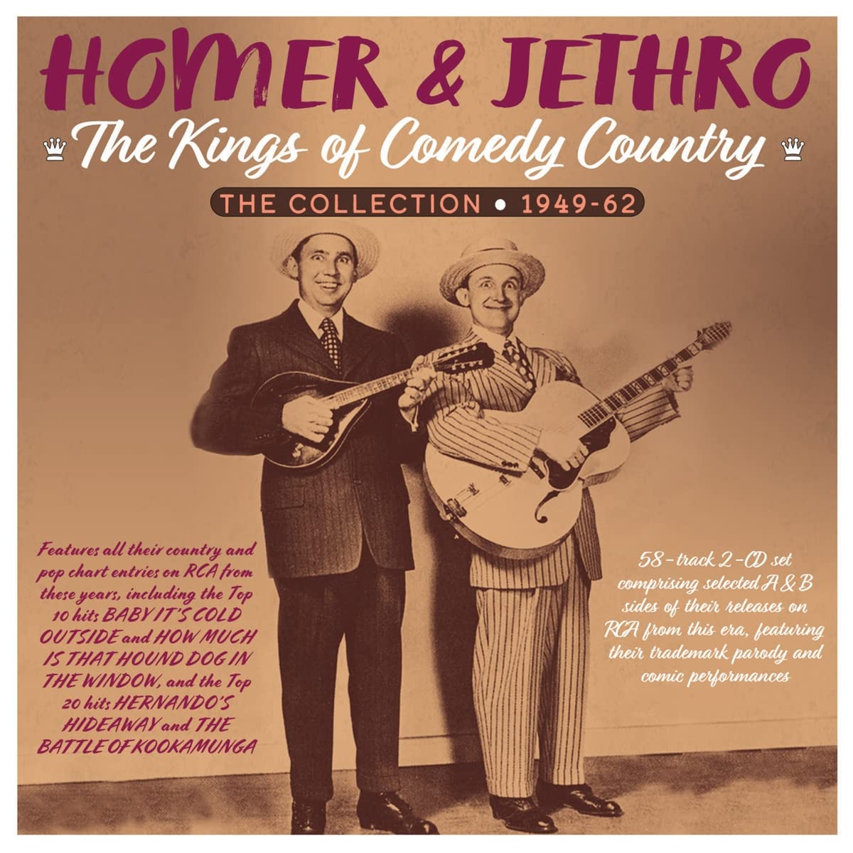 Homer & Jethro: Kings of Comedy Country 1949-1962 [2 CDs]