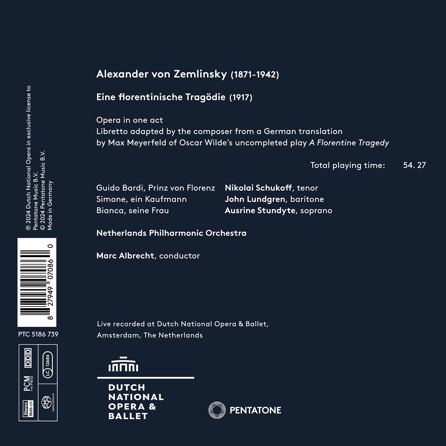Zemlinsky: Eine florentinische Tragodie