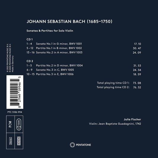 Bach: Sonatas & Partitas  Julia Fischer