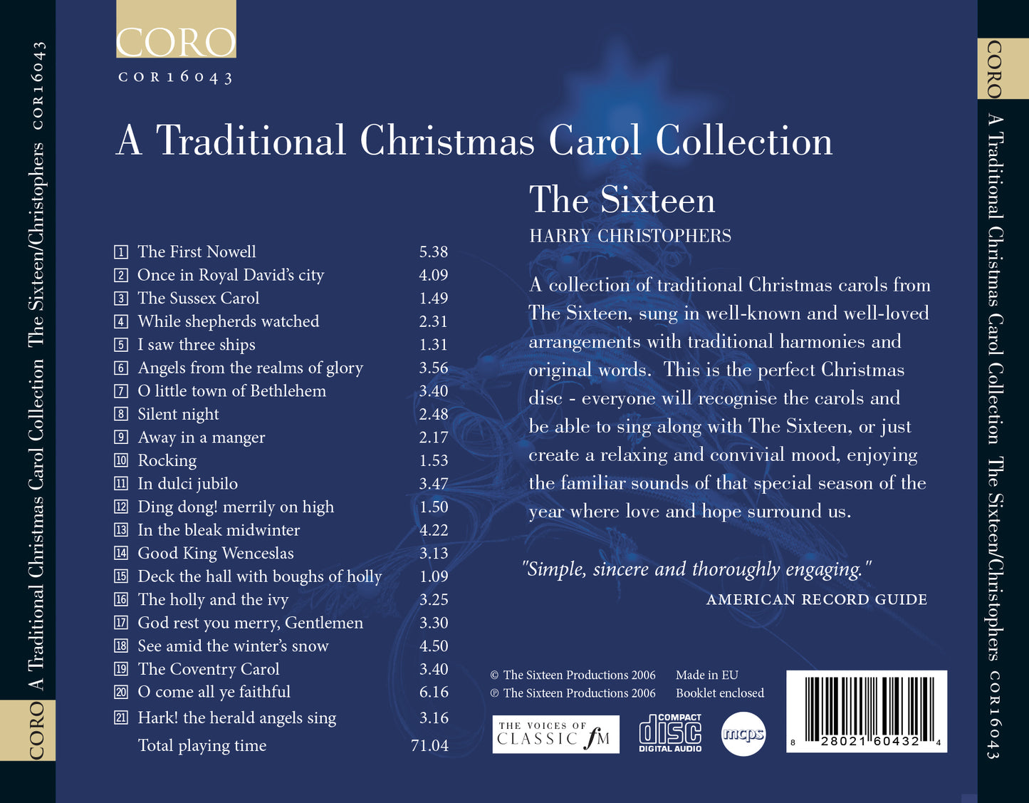 A Traditional Christmas Carol Collection, Vol. 1