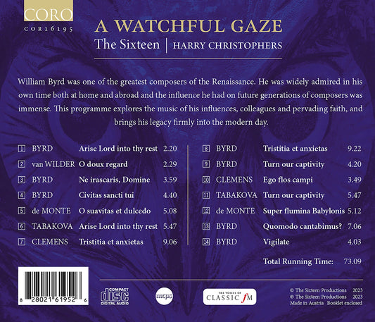 Byrd, Monte, Papa, Tabakova & Wilder: A Watchful Gaze