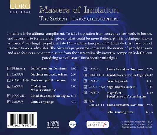 Casulana, Chatelet, Chilcott, Desprez & Lassus: Masters Of I  The Sixteen
