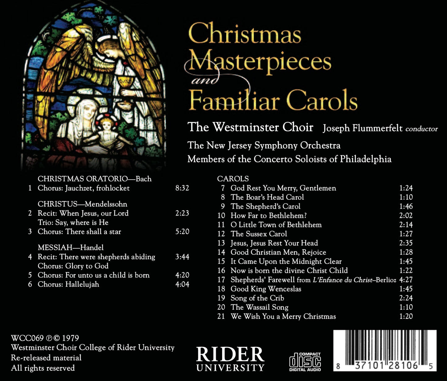 Christmas Masterpieces and Familiar Carols