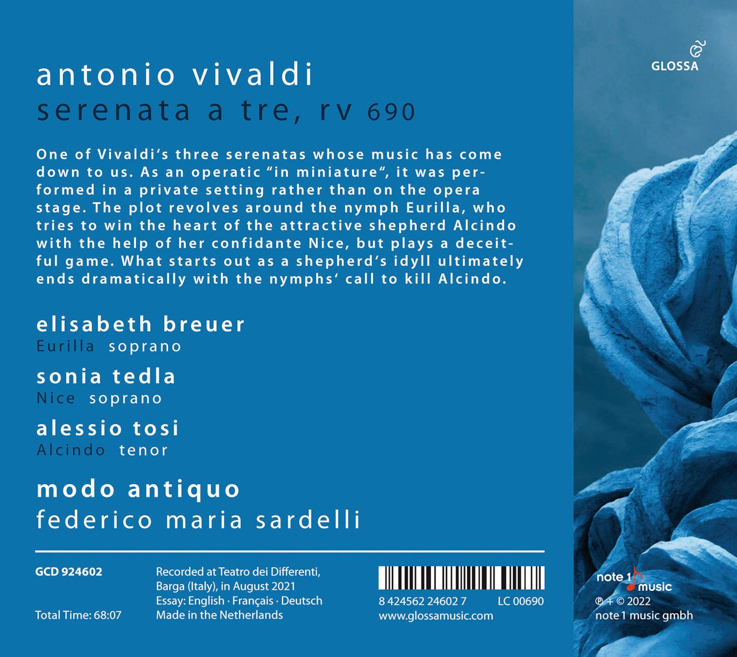 Vivaldi: Serenata A Tre, Rv 690