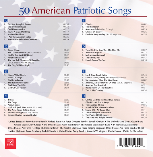 50 American Patriotic Military Songs