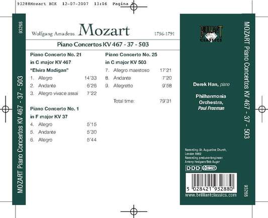 PIANO CONCERTOS NOS. 1, 21 & 2