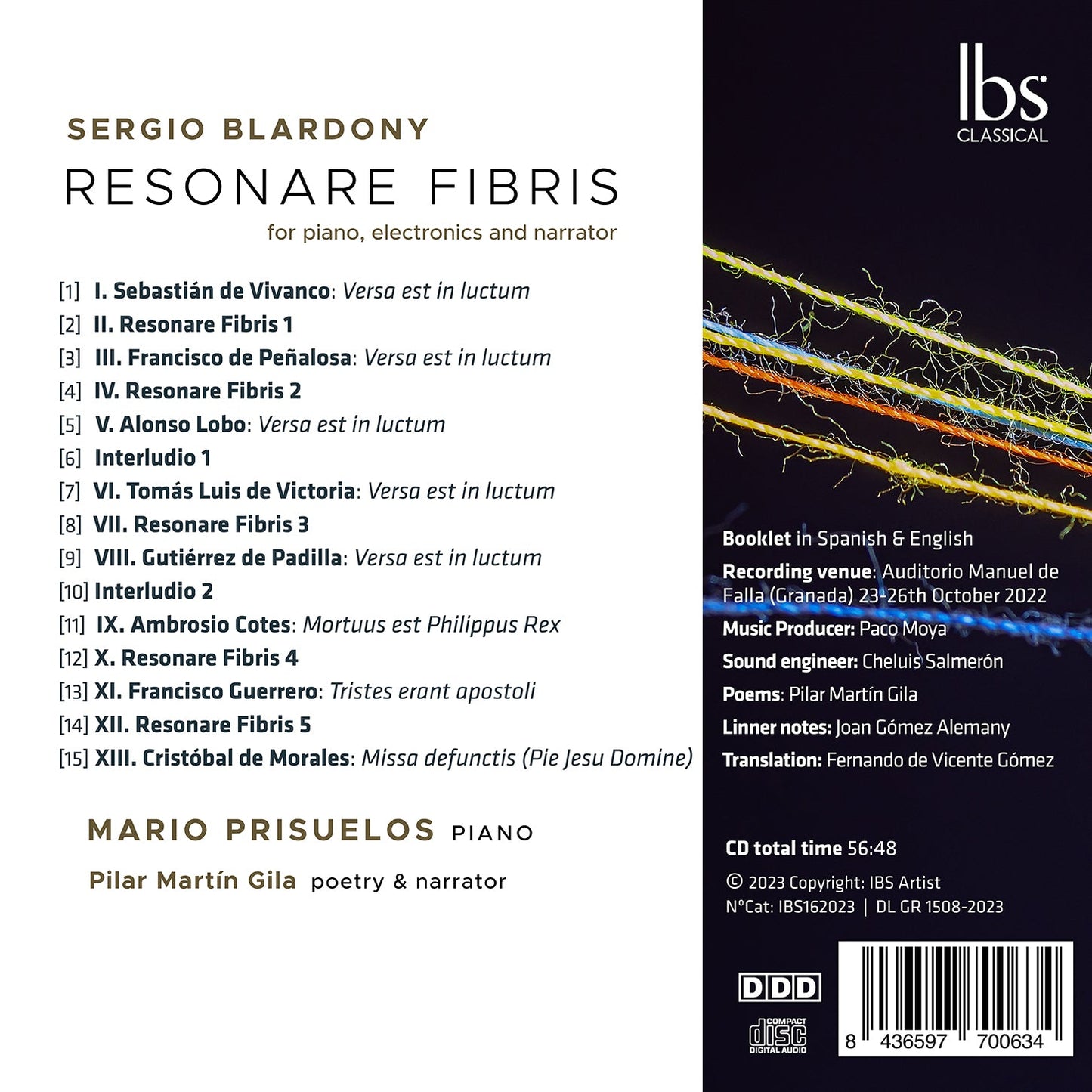 Sergio Blardony: Resonare Fibris / Martín Gila, Prisuelos