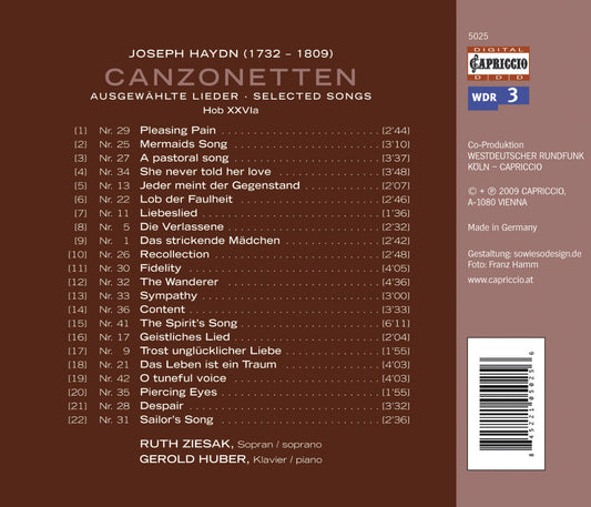 Haydn, F.J.: Lieder