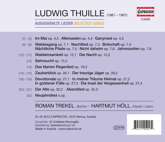 Thuille: Selected Songs