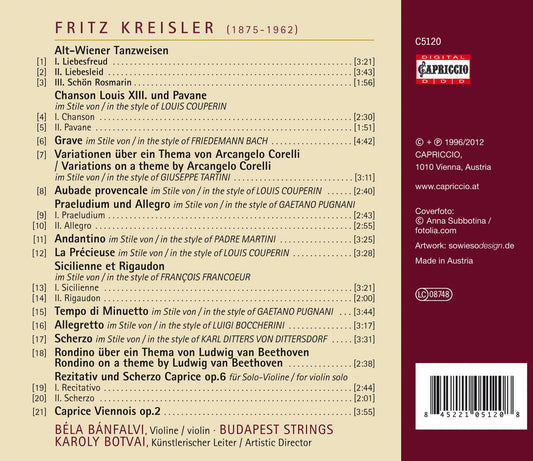 Kreisler: Violin Music