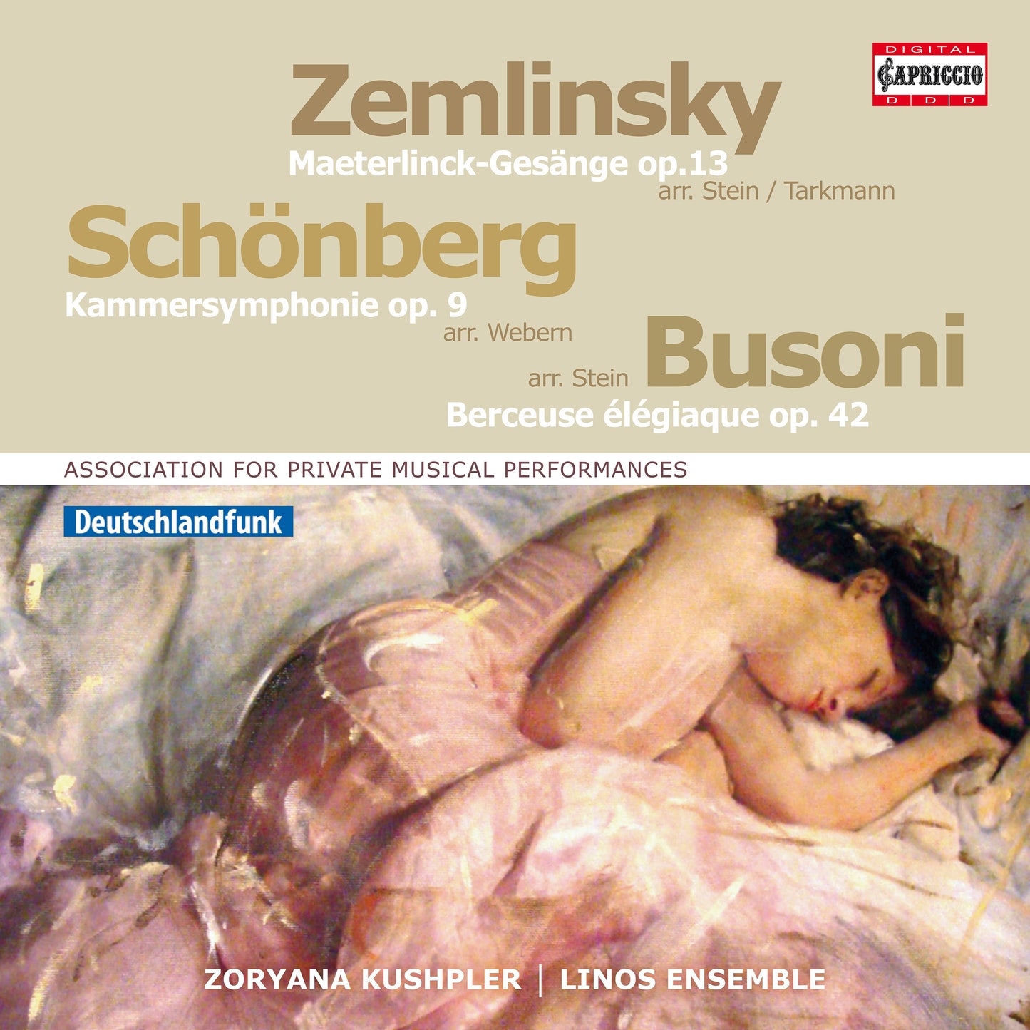 Schoenberg: Chamber Symphony No. 1 - Zemlinsky: 6 Gesänge -