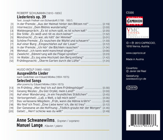Anne Schwanewilms: Robert Schumann - Hugo Wolf