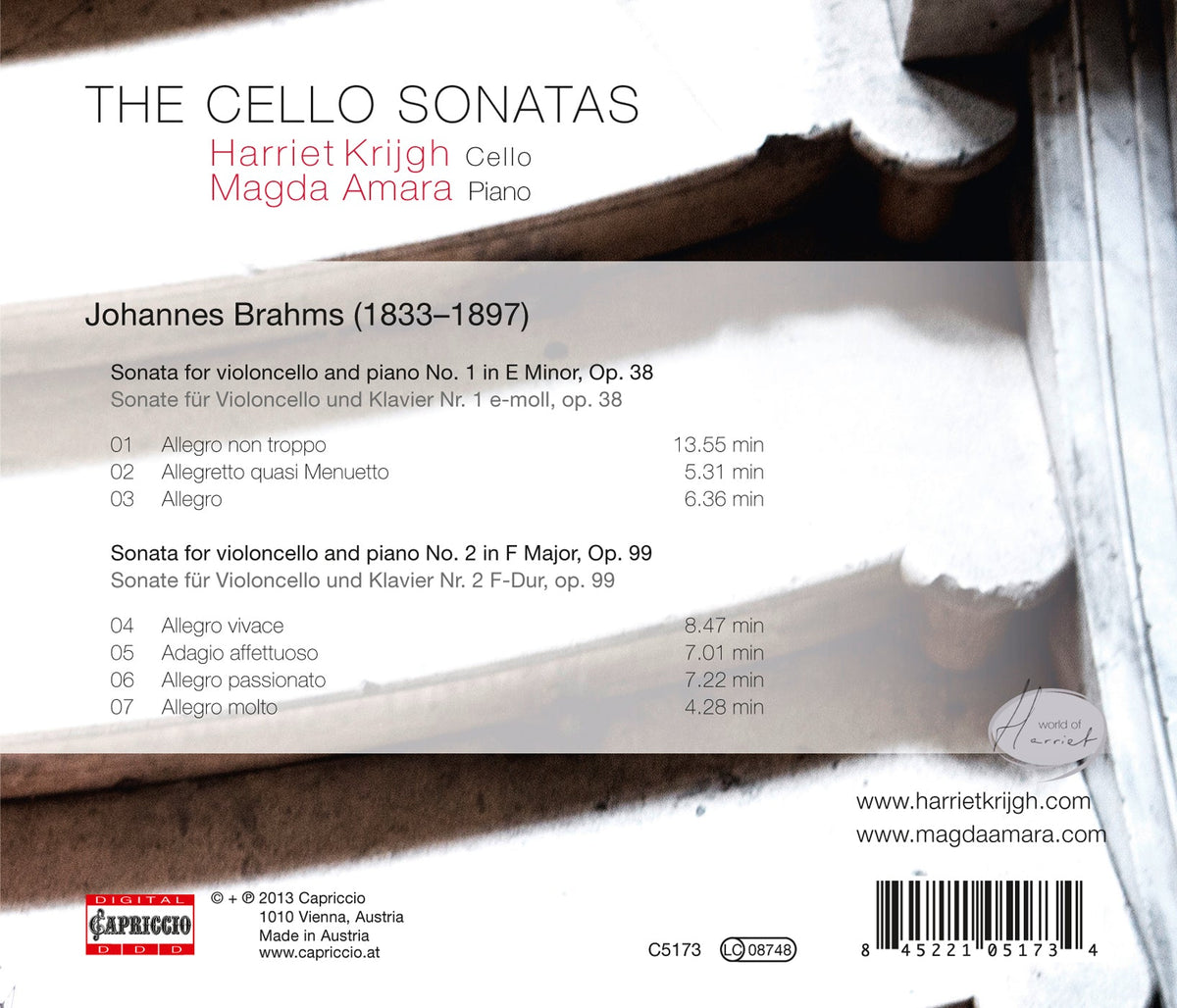 Brahms: The Cello Sonatas