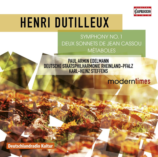 Dutilleux: Symphony No. 1, 2 Sonnets de Jean Cassou & Métabo