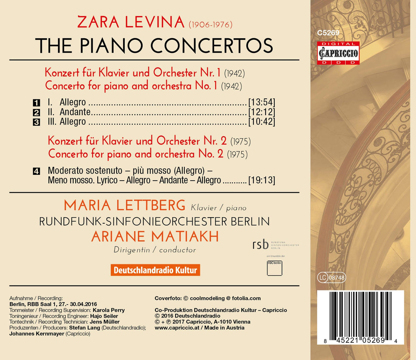 Zara Levina: The Piano Concertos