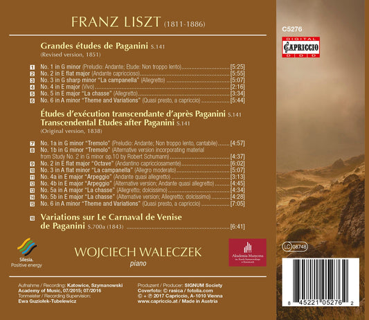 Liszt: Grandes études de Paganini, S. 141 & Études d'exécuti