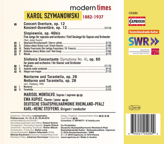 Karol Szymanowski: Modern Times