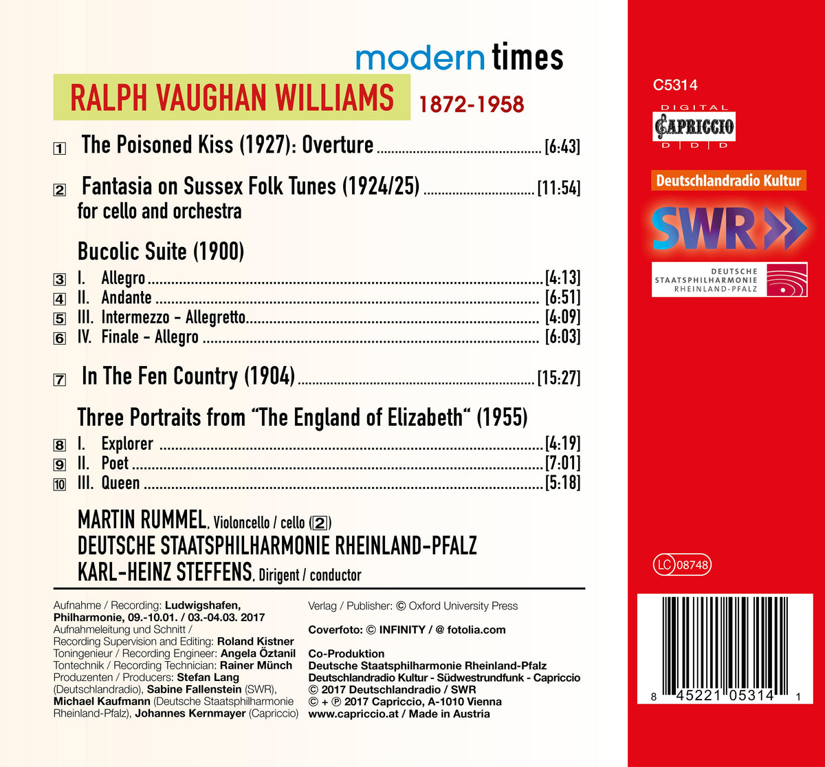 Vaughan Williams: Orchestral Works