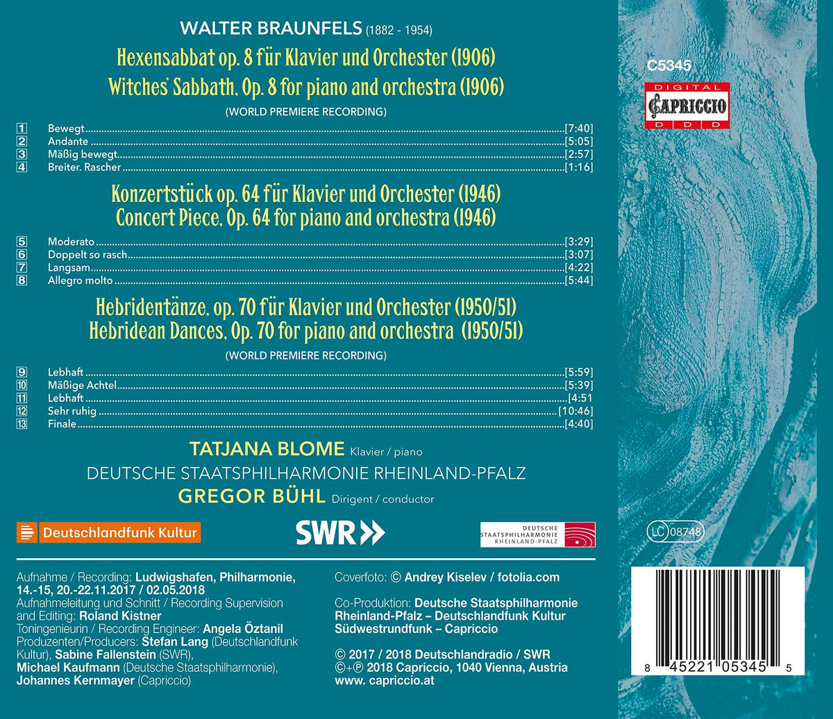 Braunfels: Works for Piano & Orchestra