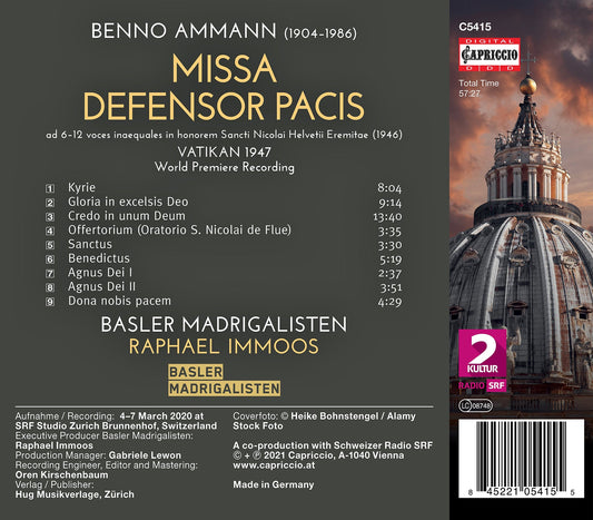 Ammann: Missa Defensor Pacis