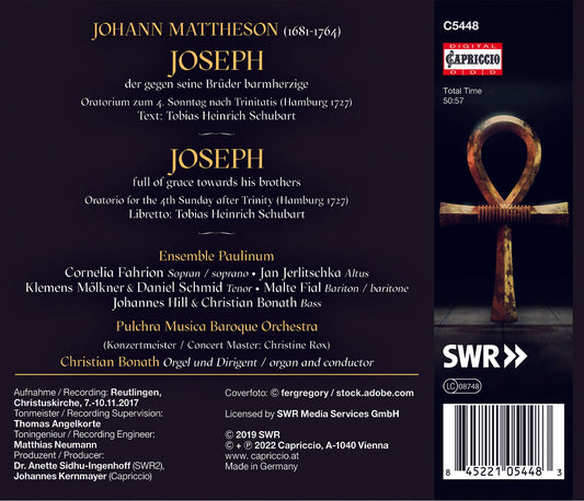 Mattheson: Joseph (Oratorio)