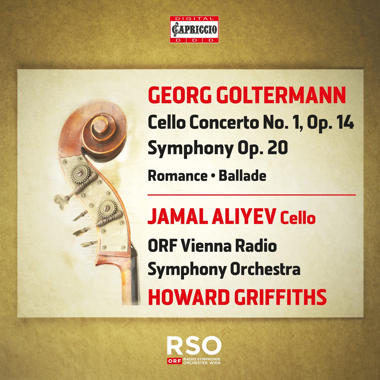Goltermann: Cello Concerto No. 1; Symphony Op. 20; Ballad; R