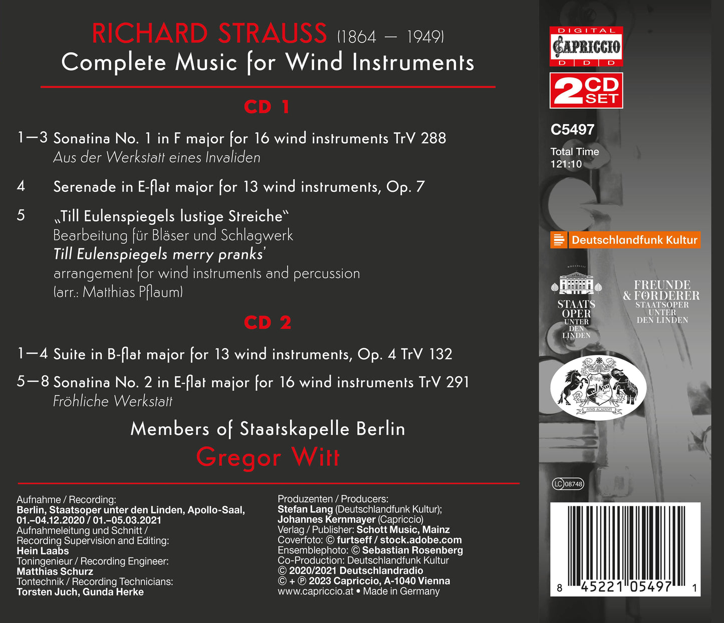 Strauss: Complete Music for Wind Instruments