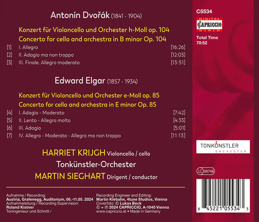 Dvorak & Elgar: Cello Concertos
